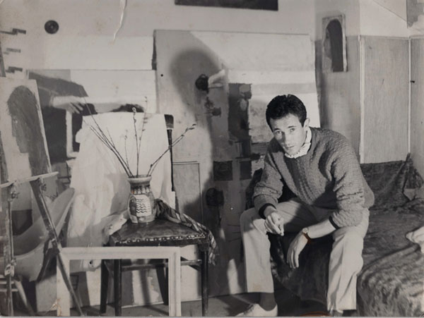 Ratko Šoc u ateljeu 1967